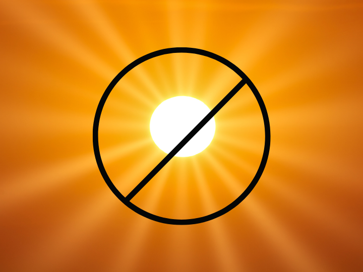 Avoid Sun Exposure